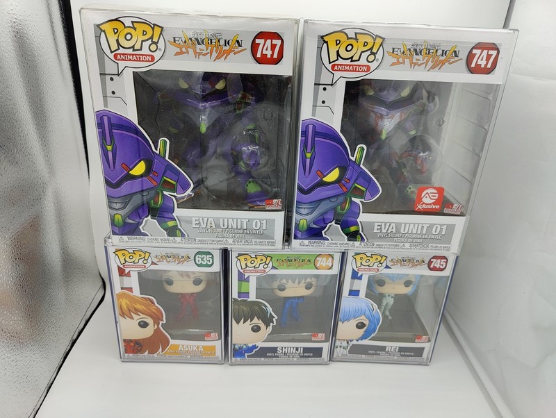 Neon Genesis Evangelion Funko pop Set Includes Eva-01 blood Variant! RARE! anime
