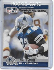 4 EMMITT SMITH w/ 1990 Pro Set rookie card #685           HOF         GREAT DEAL