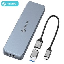 10Gbps M.2 NVME Aluminum Enclosure USB 3.1 Gen2 SSD Case M2 SSD Case UASP Gray