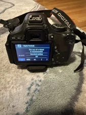 Canon EOS Rebel T3i / 600D DSLR Camera 18-55mm & 75-300mm Lens, 2battery/charger