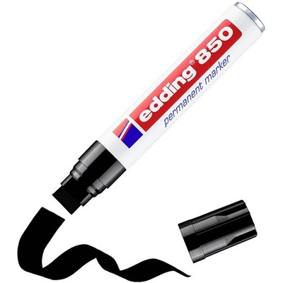 Edding 4-850-1-4001 Permanent Marker Black Waterproof Pens Correction