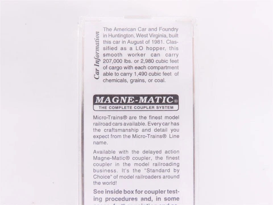 N Micro-Trains Line MTL 92030 MP Missouri Pacific Mo-Pac 2-Bay Hopper #705735 - Image 4 of 4