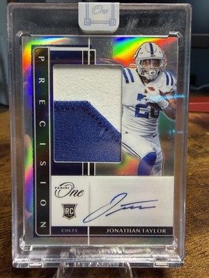 2020 Panini One Precision Jonathan Taylor RPA Rookie Auto 09/35 Colts Sealed🔥