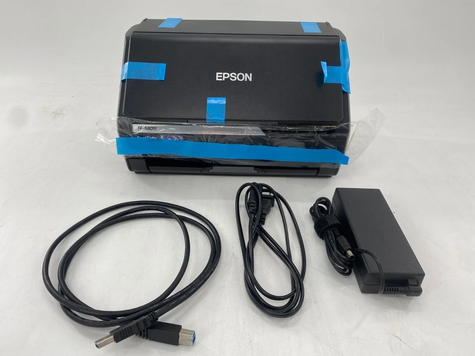 Epson FastFoto FF-680W High-Speed Wireless Desktop Photo Scanner New Open Box - Image 4 of 4