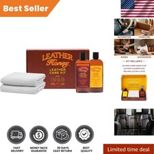 Leather Care Kit: Gentle Cleaner  Conditioner for Lasting Protection