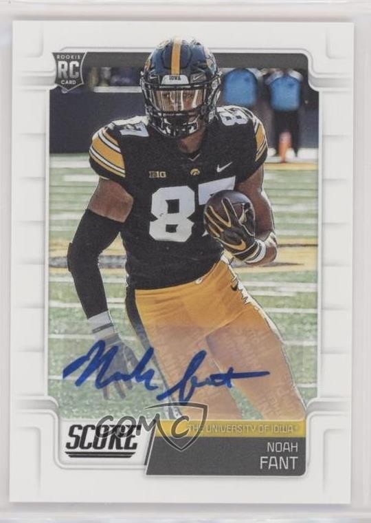 2019 Score Rookies Signatures Noah Fant #358 Rookie Auto RC