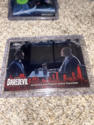 2025 Topps Chrome Marvel Daredevil Murdock & Fisk Sit Down Together #DD-15