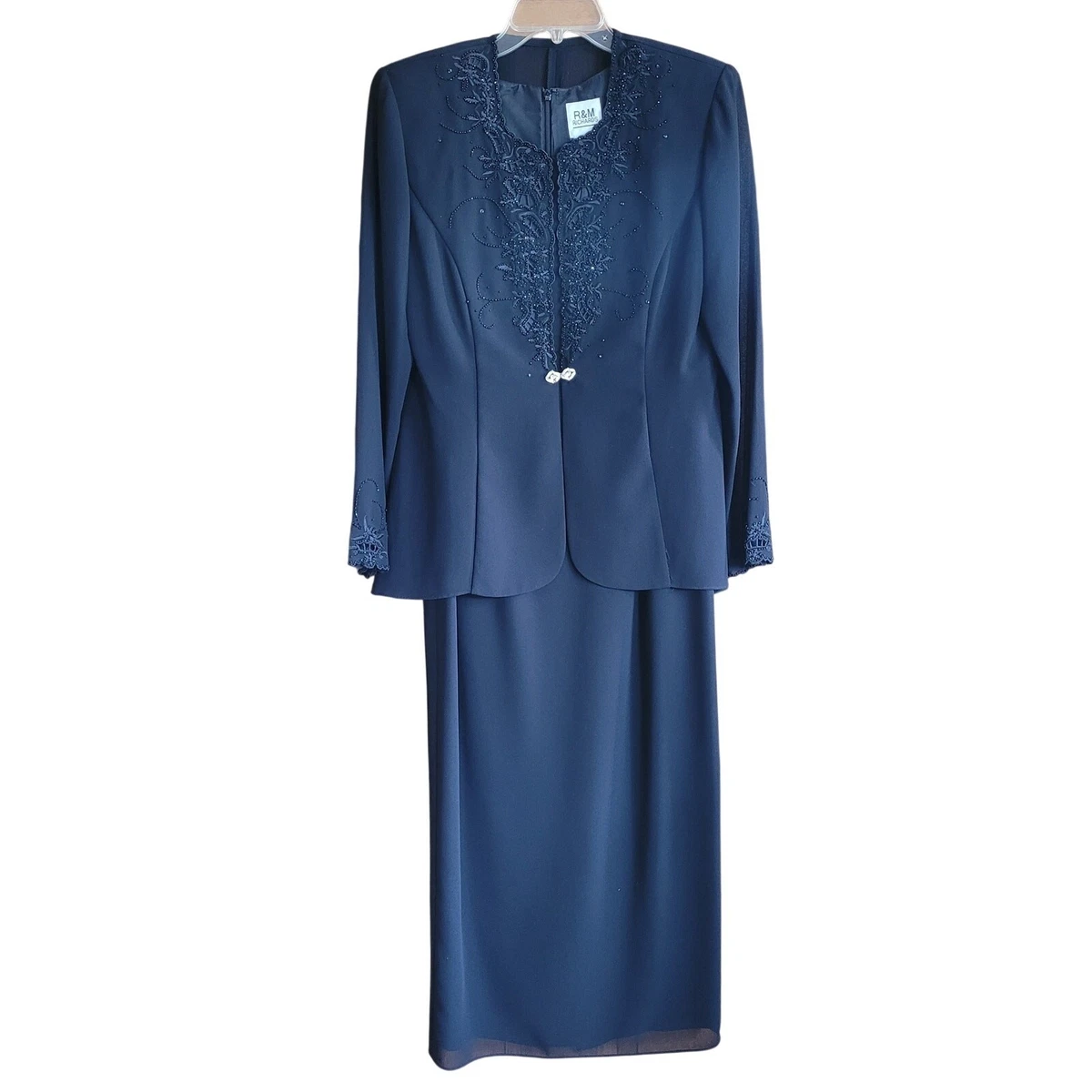 green emerald velvet dress R&M Richards 1367W Plus Size Long Formal Dress – The Dress Outlet main image 1