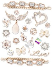 Bling Metal Shoe Charms   Cute Chain Decorations Accessories for Angelic Pro