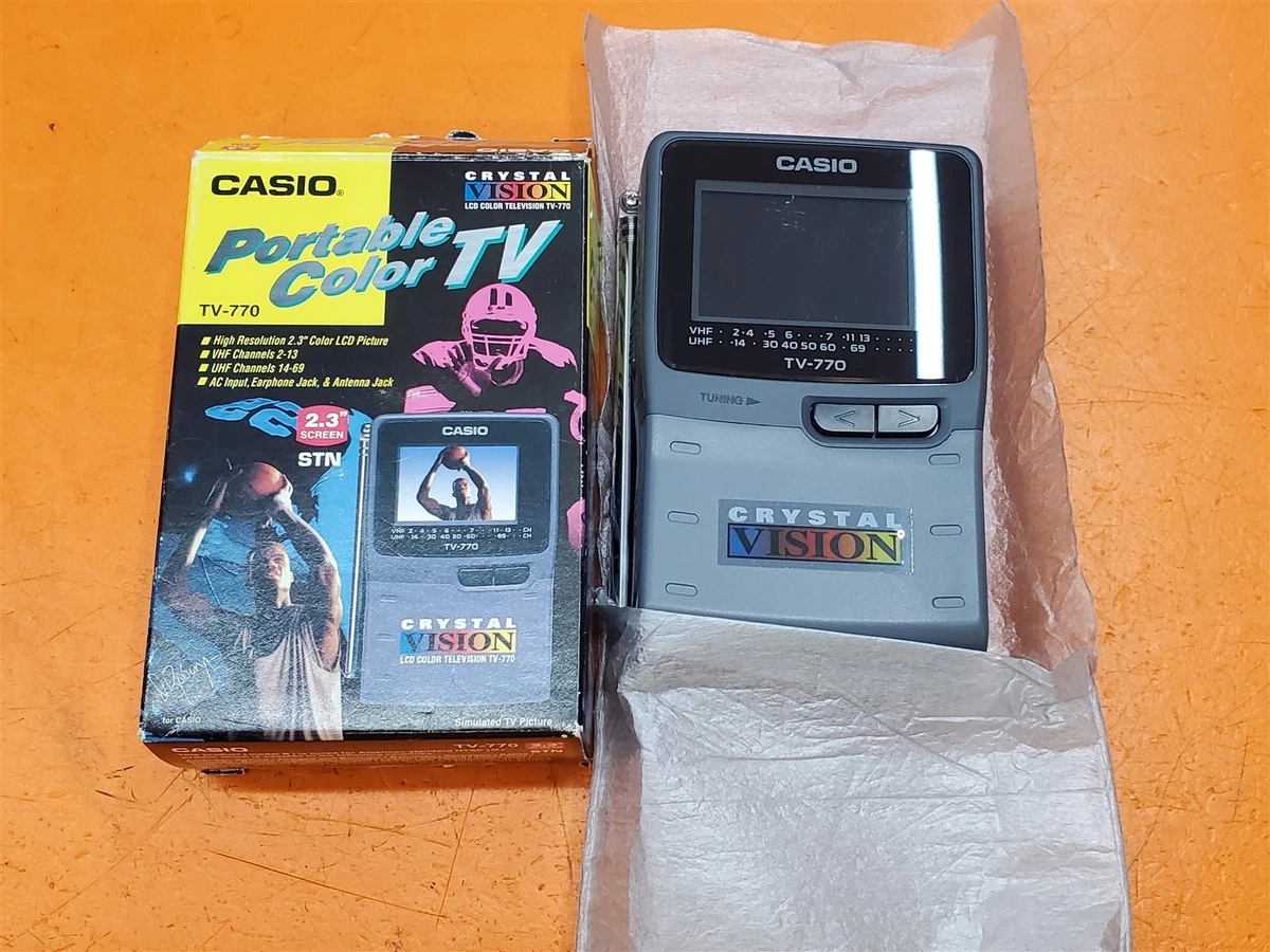 CASIO DeBi TV-170 2.2型 LCDカラーテレビ 箱付き レトロ Casio LCD TVs for Sale | Shop New & Used Casio LCD TVs | eBay