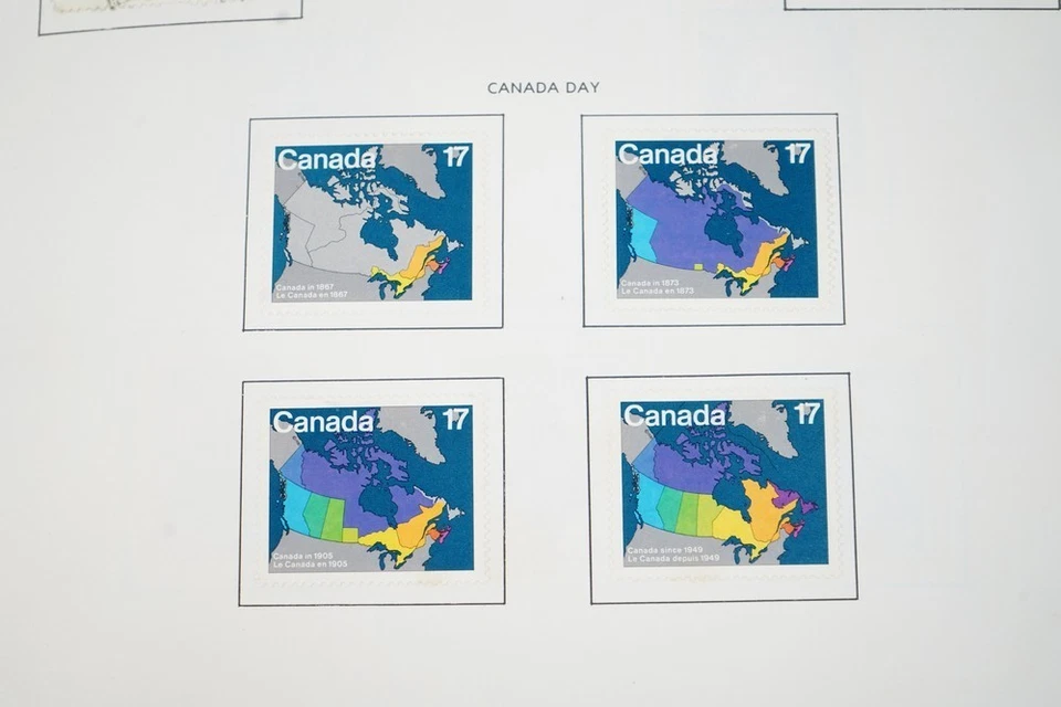 CANADA 1898-1990s COLLECTION OF 600+ STAMPS MINT & USED STORED IN HARRIS ALBUM - Image 3 of 4