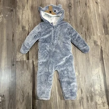 Koala Baby Winter Snowsuit 12-18 Mo -Blue Dog - Fleece - Bunting Super Soft