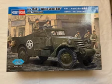 Hobby Boss 82452 1/35 U.S. M3A1 White Scout Car Late - NIOB w/Hussar Wheels