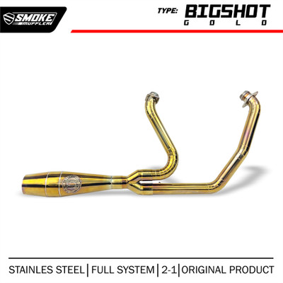 Exhaust Super Glide Full System Harley Davidson DYNA 2008-2017 2 INTO 1