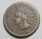 1884 INDIAN HEAD CENT,NICE COIN!!!!(A4)