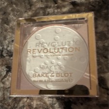 Image of Revolution Bake & Blot White Face Powder Pressed Cruelty-Free Vegan 0.19 oz