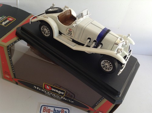 🔥Lot vintage🚗 BBURAGO MERCEDES BENZ SSK 1928 1/24 🔥🏖️ SUMMER SALE 🏖️ 🌊🐋 - Foto 3 di 19