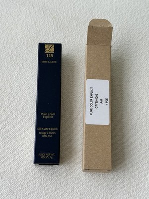 Estee Lauder Pure Color Explicit Silk Matte Lipstick 115 Off The Record New