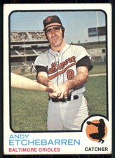 1973 Topps #618 Andy Etchebarren - High Number