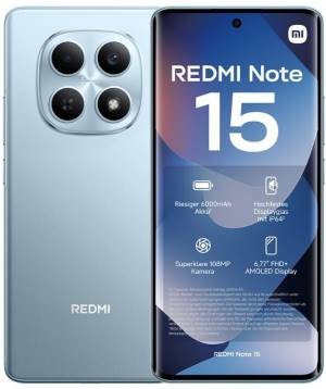 Xiaomi Redmi Note 15 6+128GB 6.77'' NFC Glacier Blue DS EU