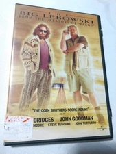 The Big Lebowski Movie DVD Rated R Jeff Bridges John Goodman