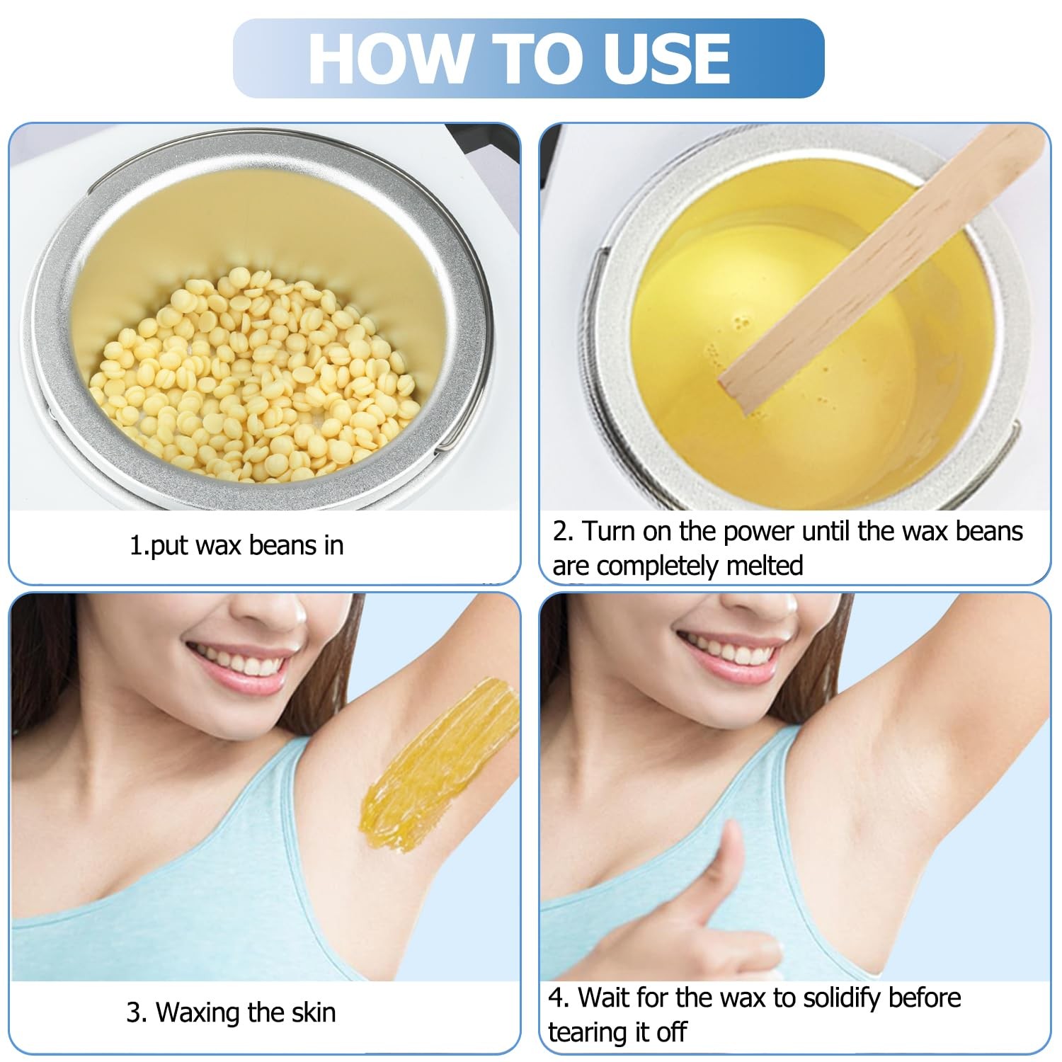 Single Wax Warmer Professional Electric wax Heater for Hair Removal- Wax Pot ...