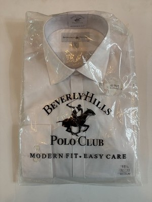 beverly hills polo club men's dress shirts MENS SHIRTS