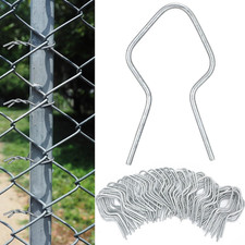 200 Pcs T Post Clips Metal Wire Fence Clips Galvanized Steel Tie Ez Twist Prefor