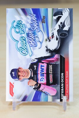 2022 Topps Formula 1 Clean Air Blue Skies #CABS-EO Esteban Ocon - BWT Alpine