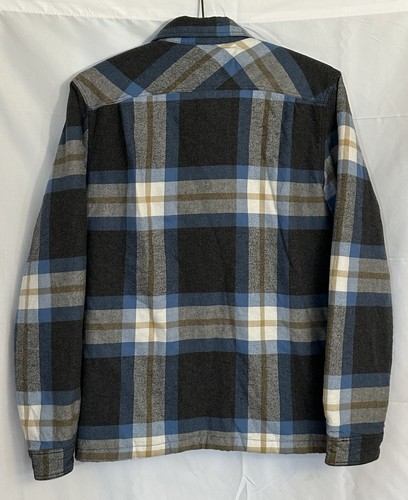 Patagonia Fjord Insulated Men's Medium Plaid Long Sleeve Flannel Shirt Jacket - Picture 2 of 4