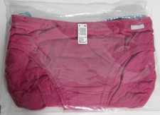 Jockey Elance Womens Multicolor 3 Pack Bikinis 100 Cotton Size 8/XL