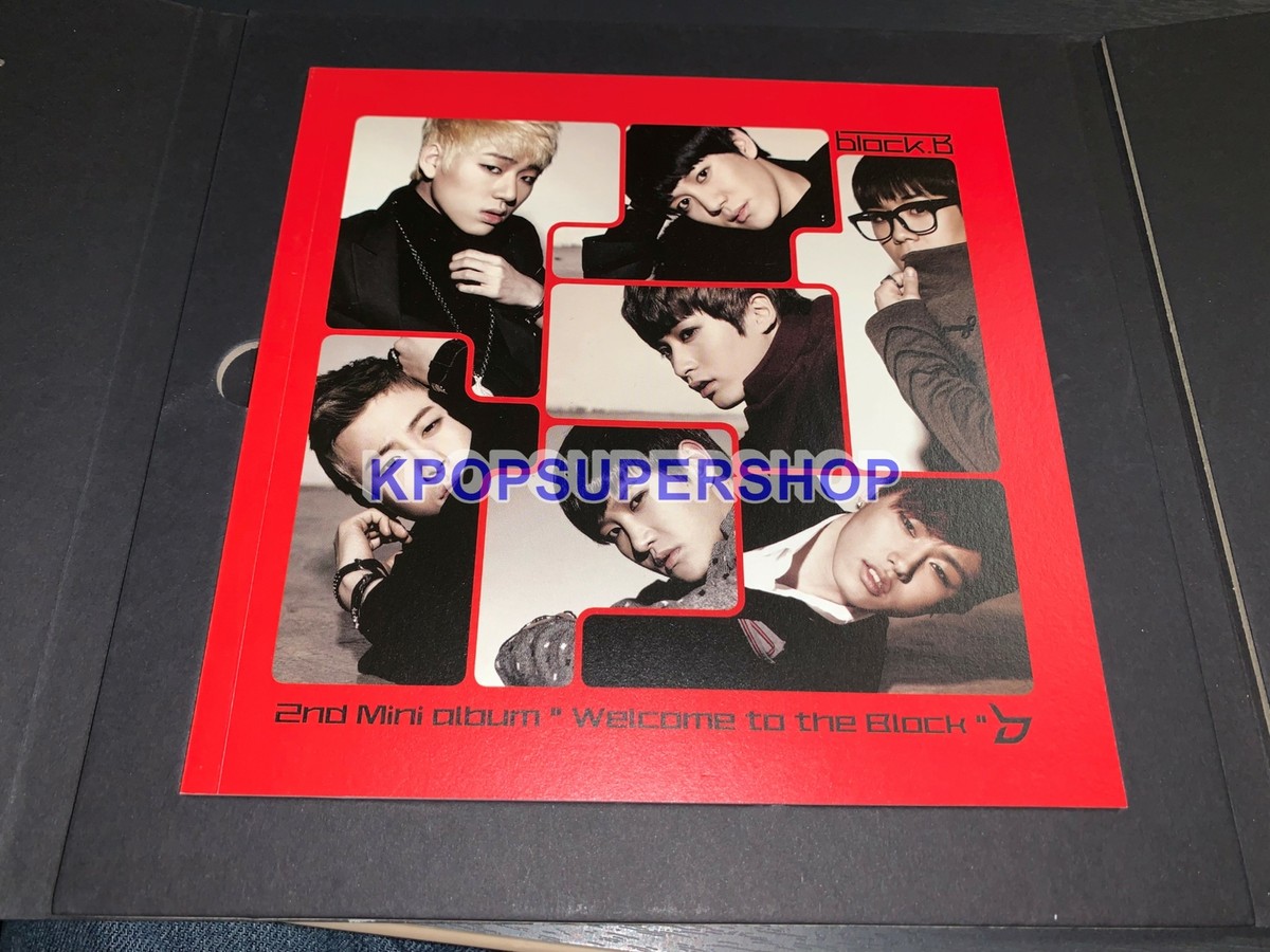 Block B - Welcome to the Block (サイン入り) Block B 2nd Mini Album Welcome to the BLOCK Limited Edition