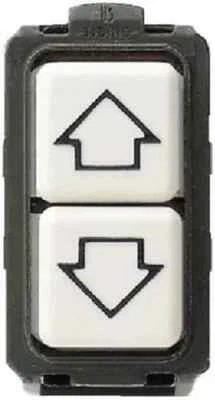 Pulsante doppio per serrande sali scendi originale Bticino Magic 5055/1. Raro