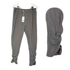 Grade & Gather Women's Gray Leisure Side Hem Size Small Leggings Dance Lounge