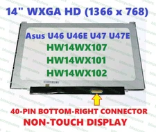 Display ASUS U47A-BGR4 14" WXGA Laptop LCD LED Screen