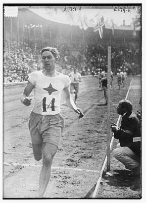 Swedish Runner Anatole Bolin Jakob Pehr Anatole Dedekind Bolin Pos- Old Photo