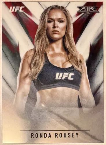 2017 Topps Chrome UFC - Fire #UF-RR Ronda Rousey