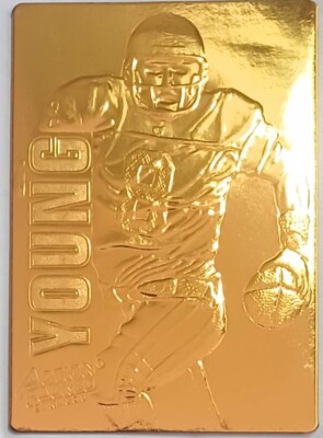 1993 Action Packed #39 gold 54/500 Steve Young San Francisco 49ers Excellent