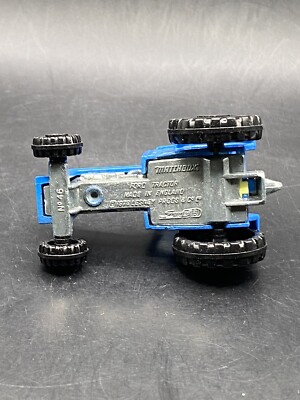 Matchbox Superfast Ford Tractor 46 Blue Vintage Collectible Farm