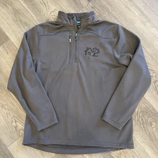 Tri-Mountain Waffle Brown Sz Large Men’s  1/4 Zip Pullover Sweater