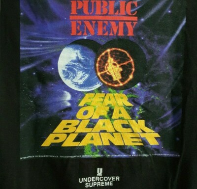 SS18 Supreme x Undercover x Public Enemy Counterattack black