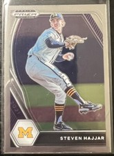 2021 Panini Prizm Draft Picks Steven Hajjar #PDP61 Cleveland Guardians
