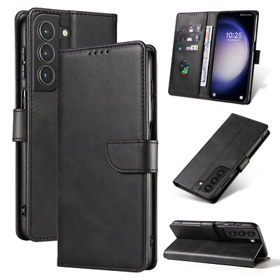For Samsung Galaxy S21/S22+/S23FE/S24 Ultra Flip Leather Wallet Case Stand Cover