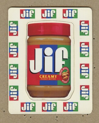 JIF Creamy Peanut Butter Promotional Fridge Magnet