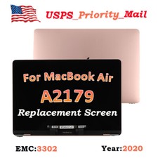 US LCD Display For MacBook Air A1932 2019 A2179 Screen Replacement Assembly Gold