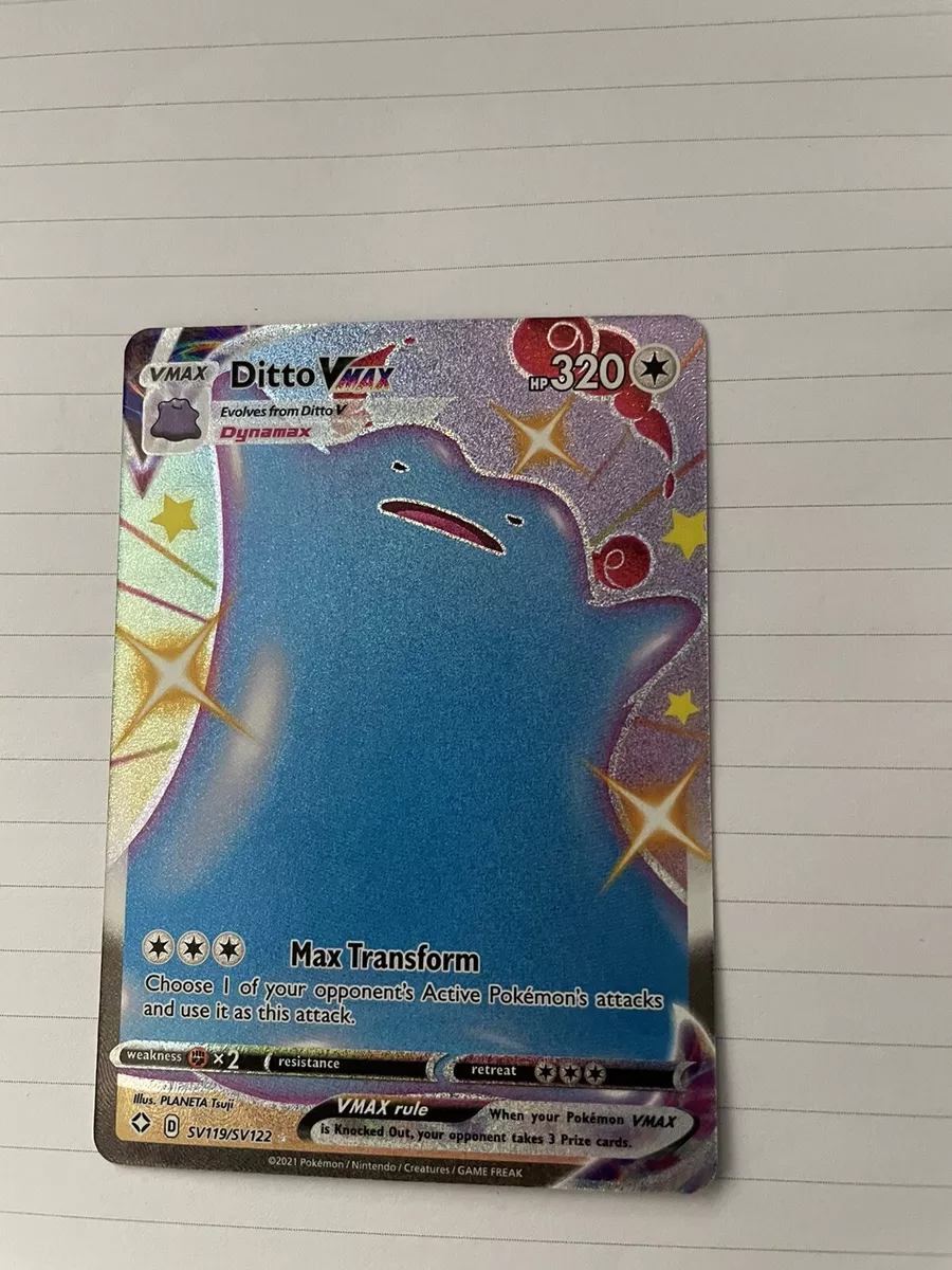  Ditto Vmax & V - Shining Fates - Ultra Rare Card Lot