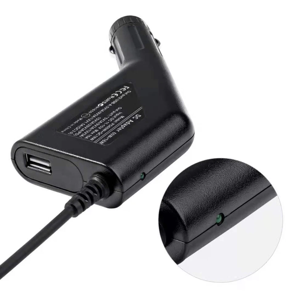 65W USB Type-C Laptop Car Charger Adapter Fit For Lenovo ThinkPad X1 Laptop AU - Image 3 of 4