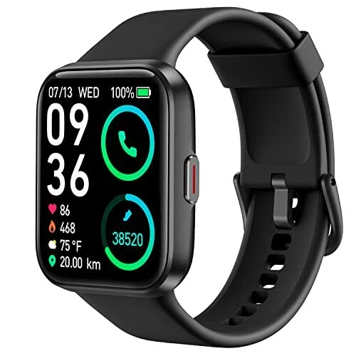 SKG Smart Watch for Men Women Android iPhone Smartwatch with Alexa