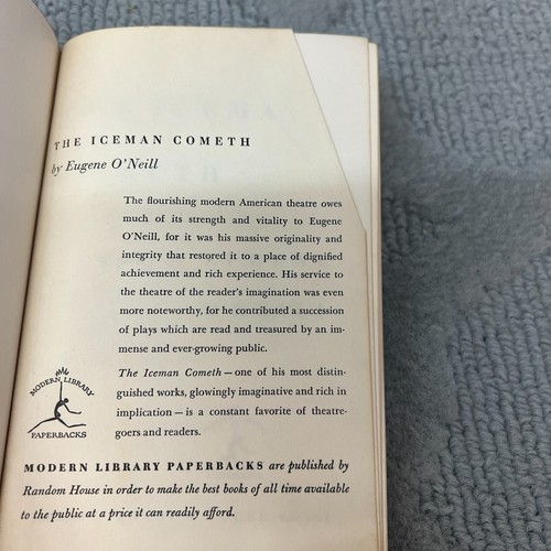 The Iceman Cometh Classic Play Paperback Book by Eugene O'Neill 1946 - Picture 12 of 12