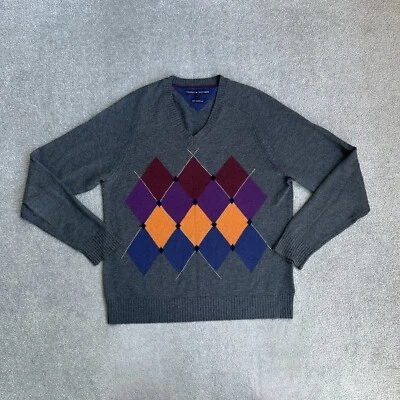 TOMMY HILFIGER Herren Pullover Gr. M Sweater Jumper Strickpullover 22319 Grau - Bild 1 von 4